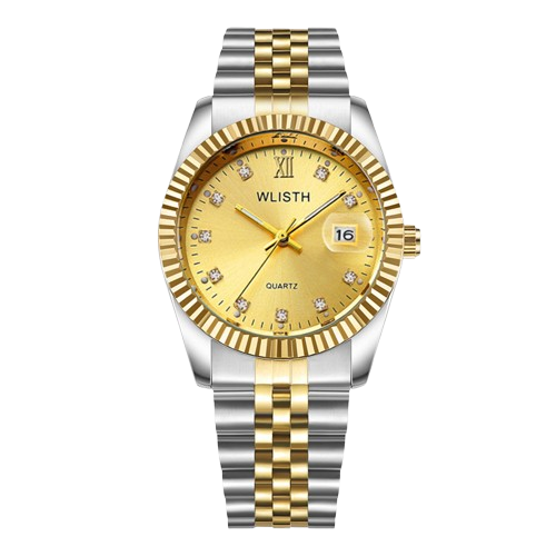 WALIS Couple Watch Women’s Watch Waterproof Room Gold Watch