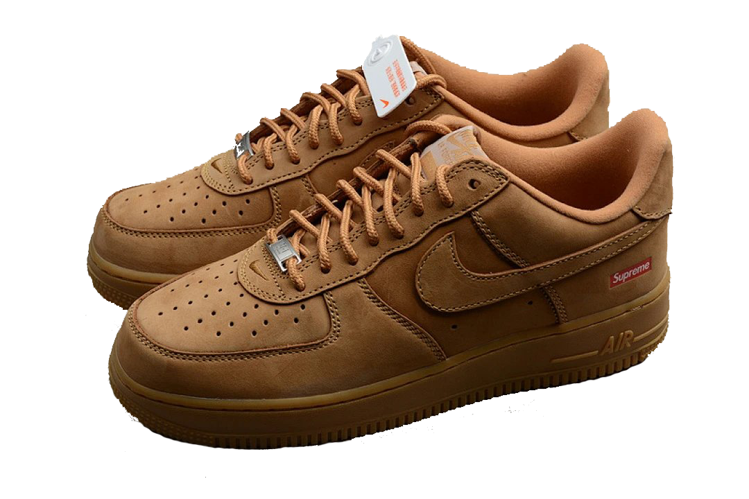 AIR FORCE 1 LOW SP SUPREME WHEAT FLAX/FLAX-GUM LIGHT BROWN