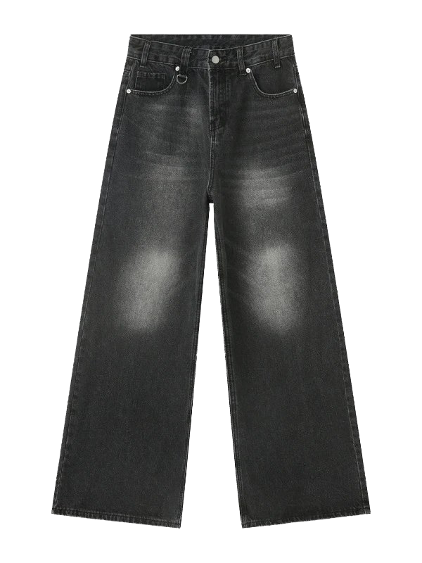 American Vintage Loose Wide-Leg Jeans