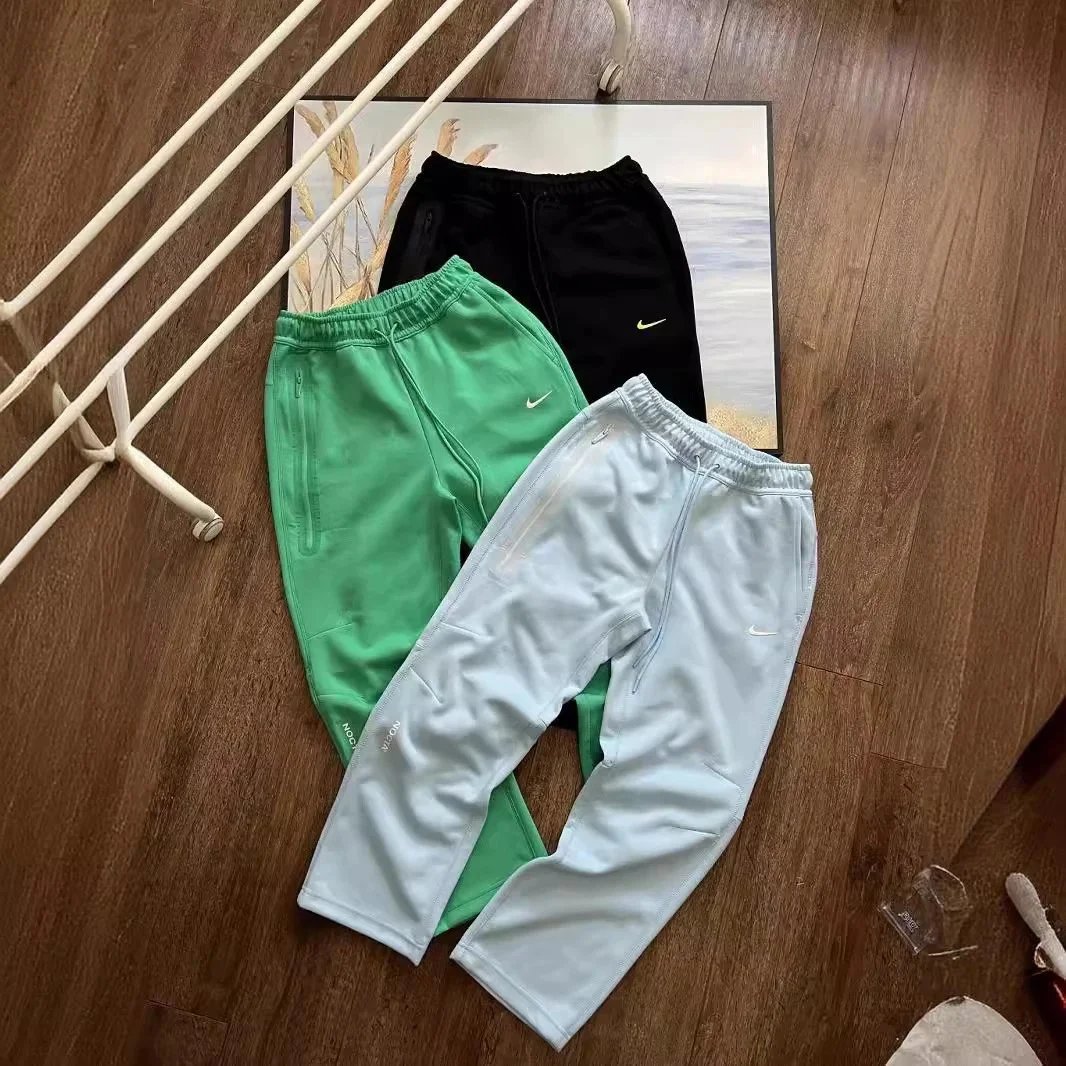 Autumn male duck men’s full-length zipper sweatpants enjoy smooth and comfortable comfort
