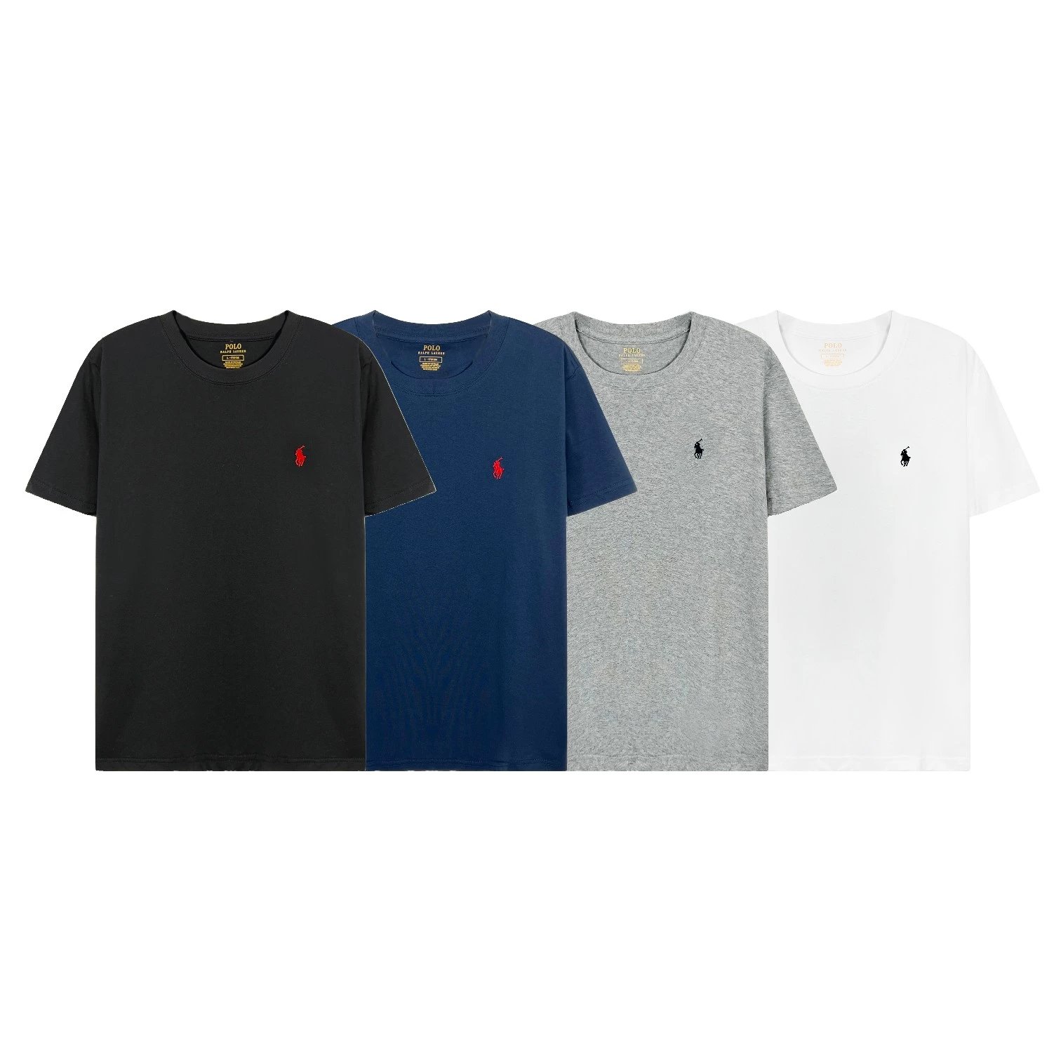 T-shirt pony logo crew neck short sleeve