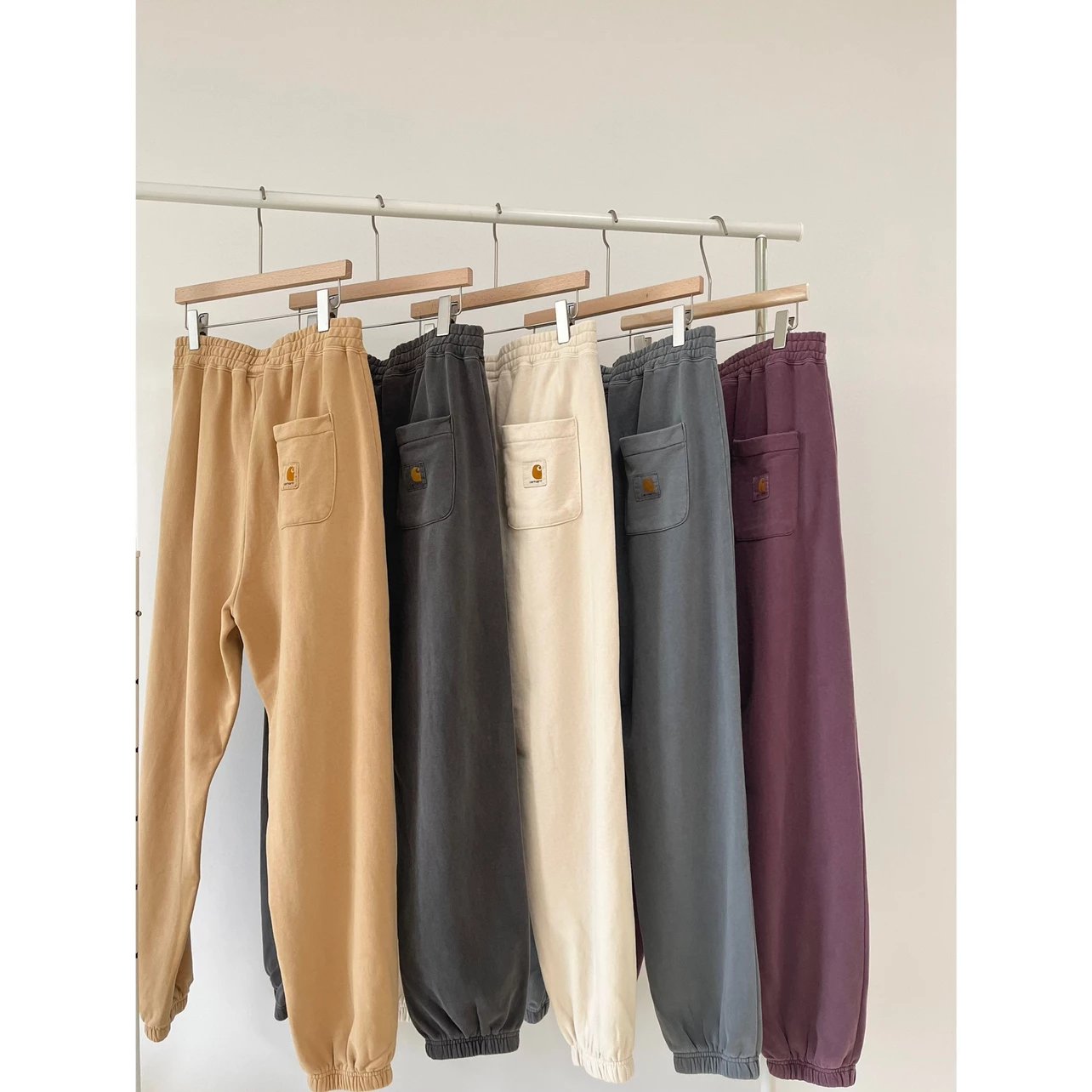 Classic Small Standard Basic Washed Distressed Terry Closure Sweatpants