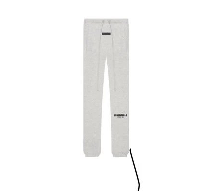 SS22-essentials small standard flocked print sweatpants cuffs are comfortable and comfortable to wear
