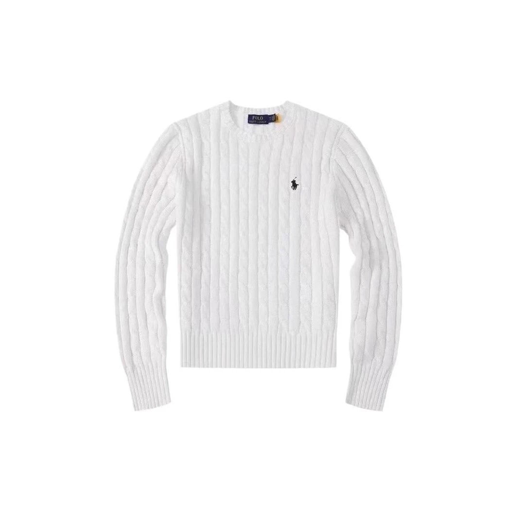 Amazon AliExpress Amazon supply autumn/winter round neck pullover sweater couple pony twist knitted yarn