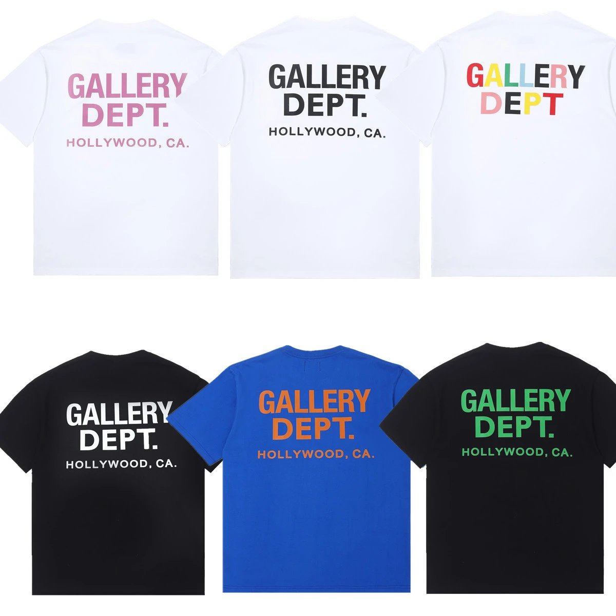 [DX23] Letter Print Casual Men’s and Women’s Loose Short-sleeved T-shirt Couple Wear