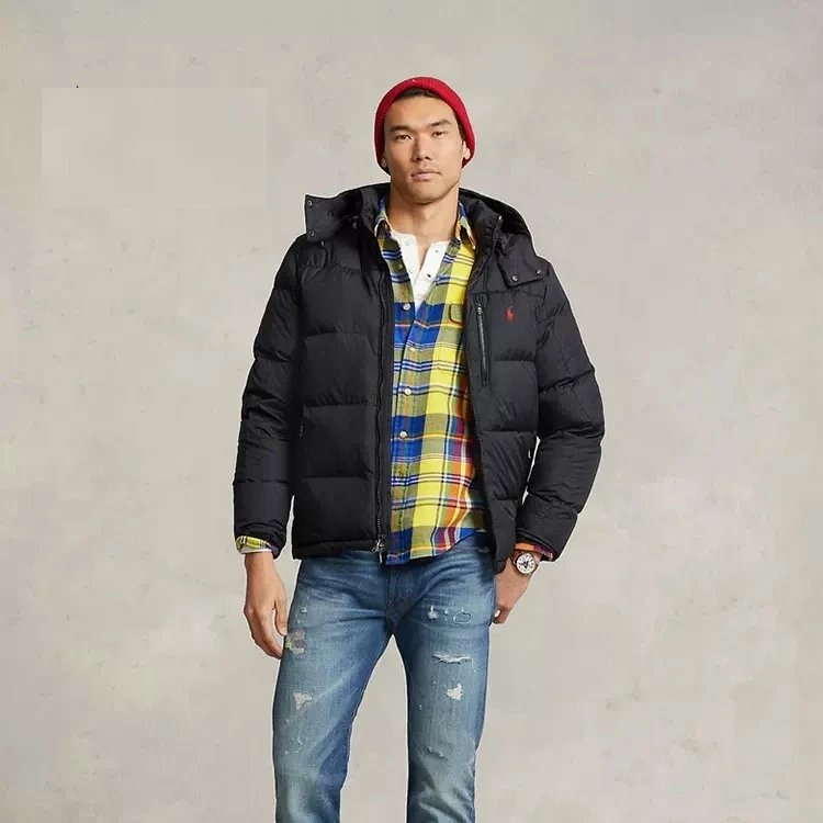 经典款羽绒服羽绒填充防沾水夹克外套