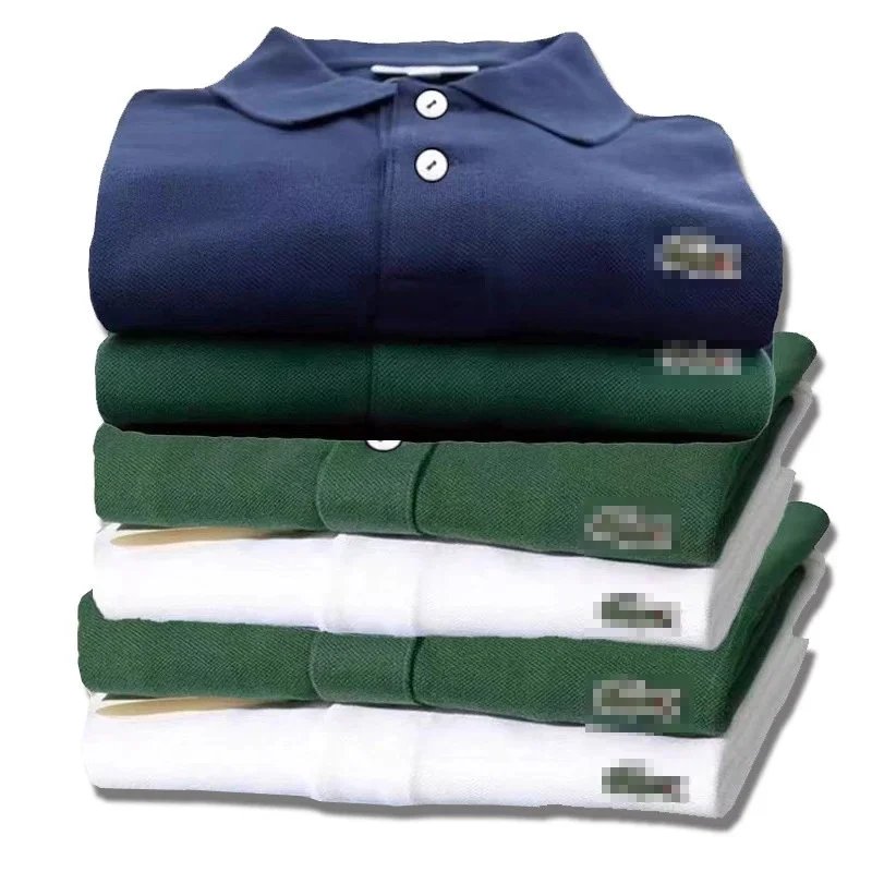 PT shirt men’s lapel summer casual short sleeve t men’s solid color handsome half sleeve