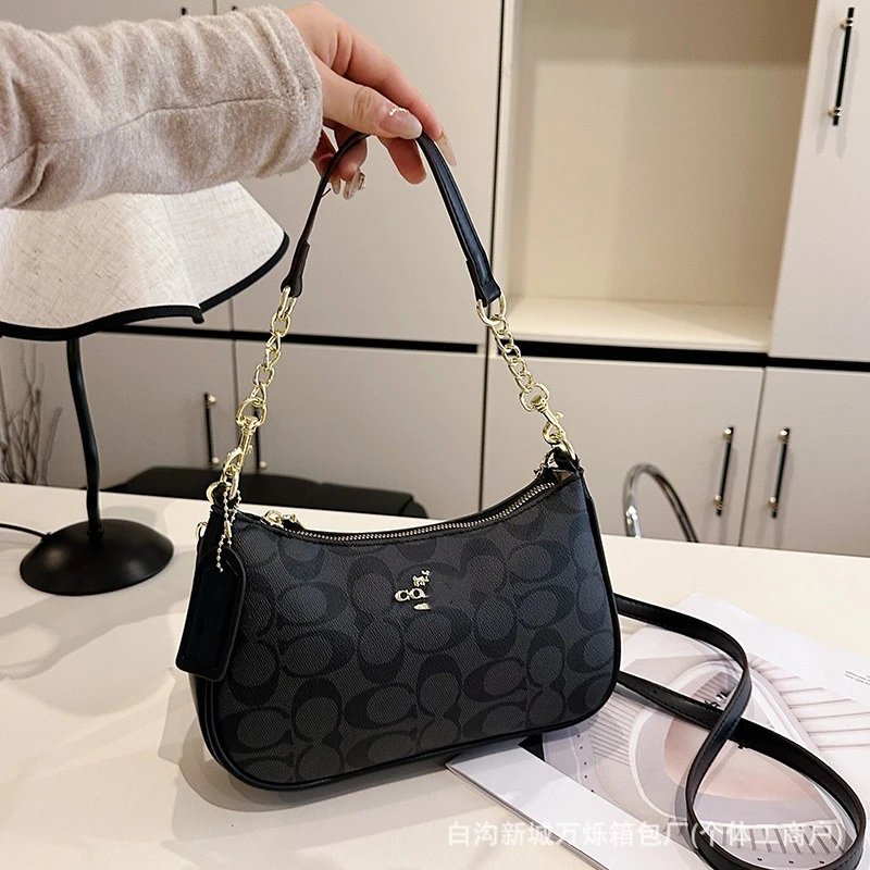 [DX59-6] messenger retro print chain bag mahjong shoulder bag commuter underarm bag