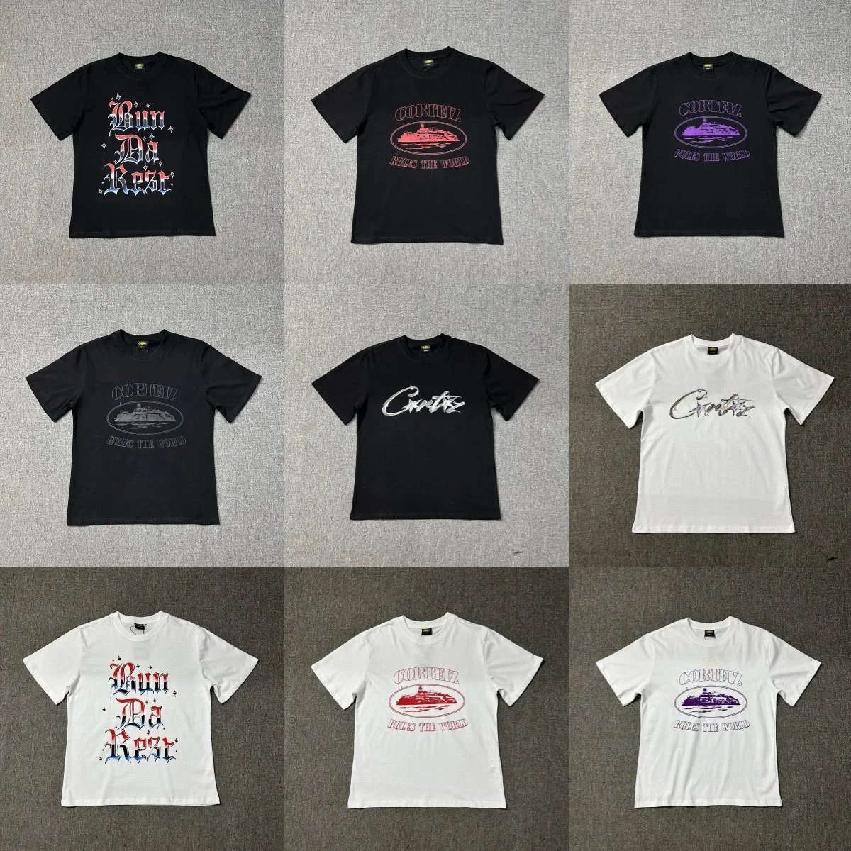 T-shirt short sleeve letter logo print fashion short sleeve t-shirt 22
