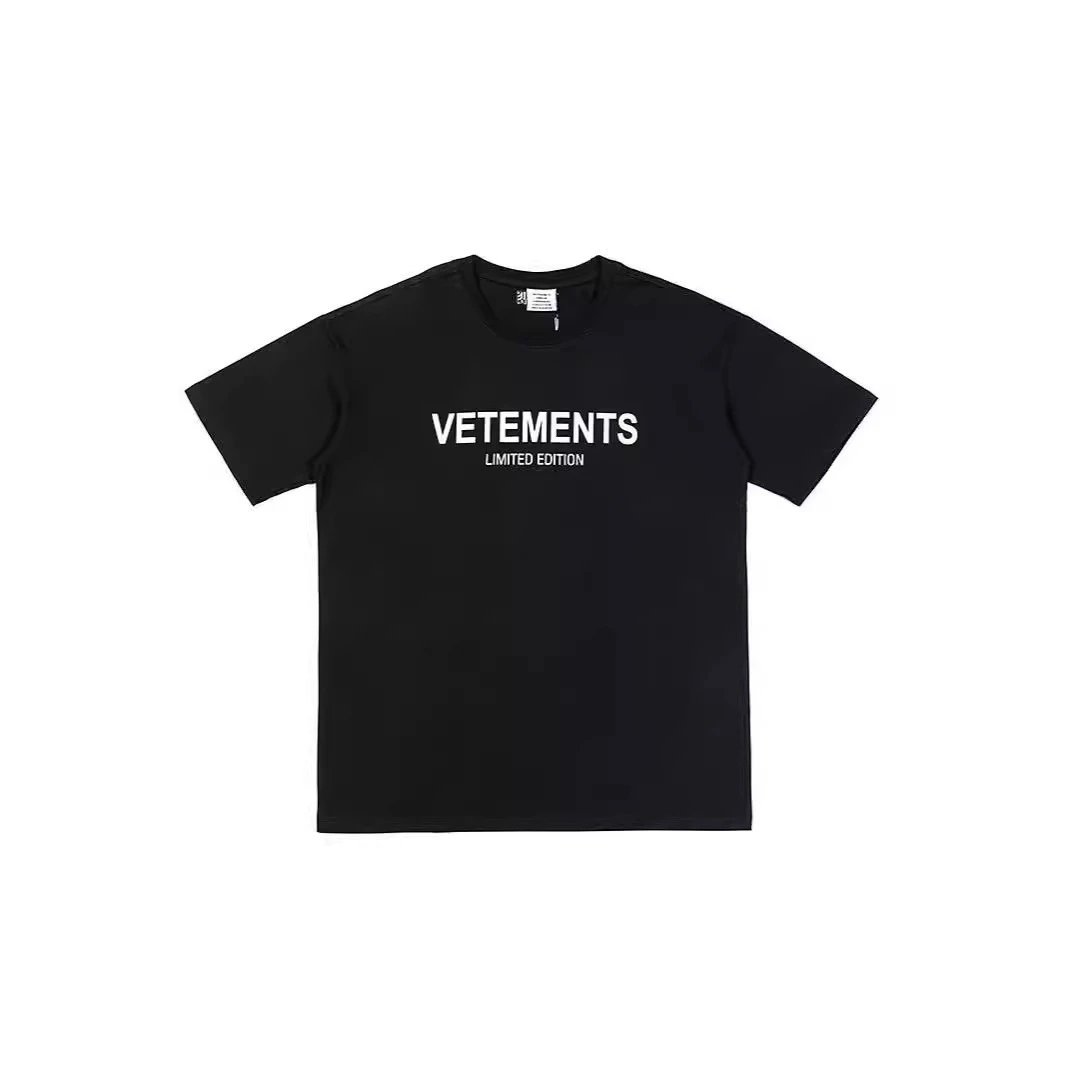 casual loose embroidered round neck short sleeve t-shirt for men and women