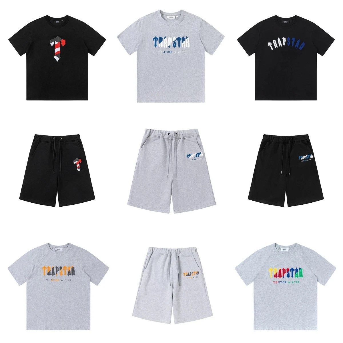 [Original Choice] TR Embroidered A Shorts Short Sleeve