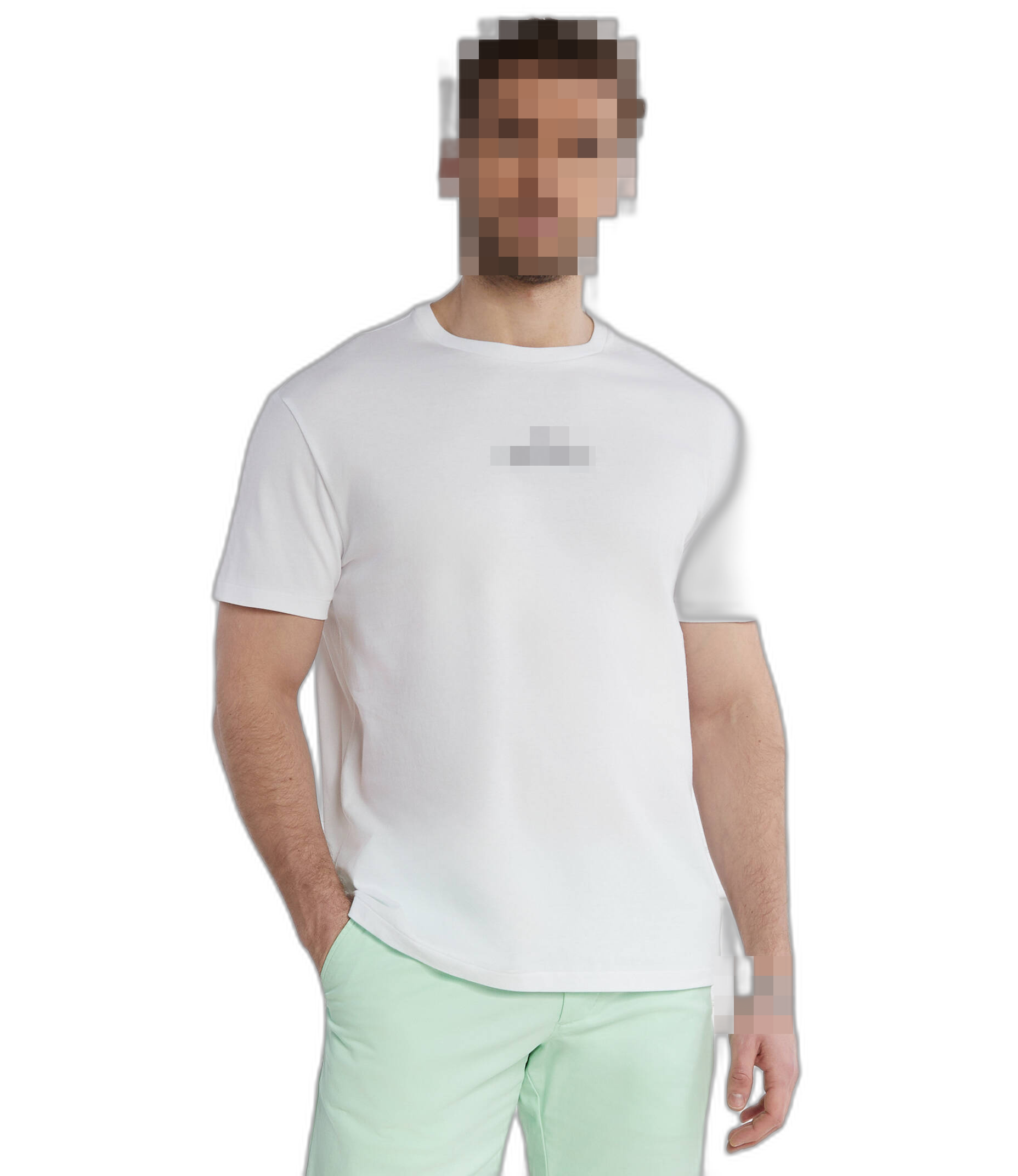 RL Short-sleeved T-shirt embroidered with English letters