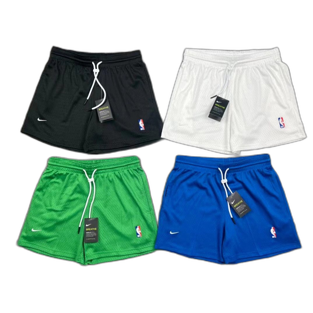 Embroidered co-branded basketball training American shorts are four-point, breathable
