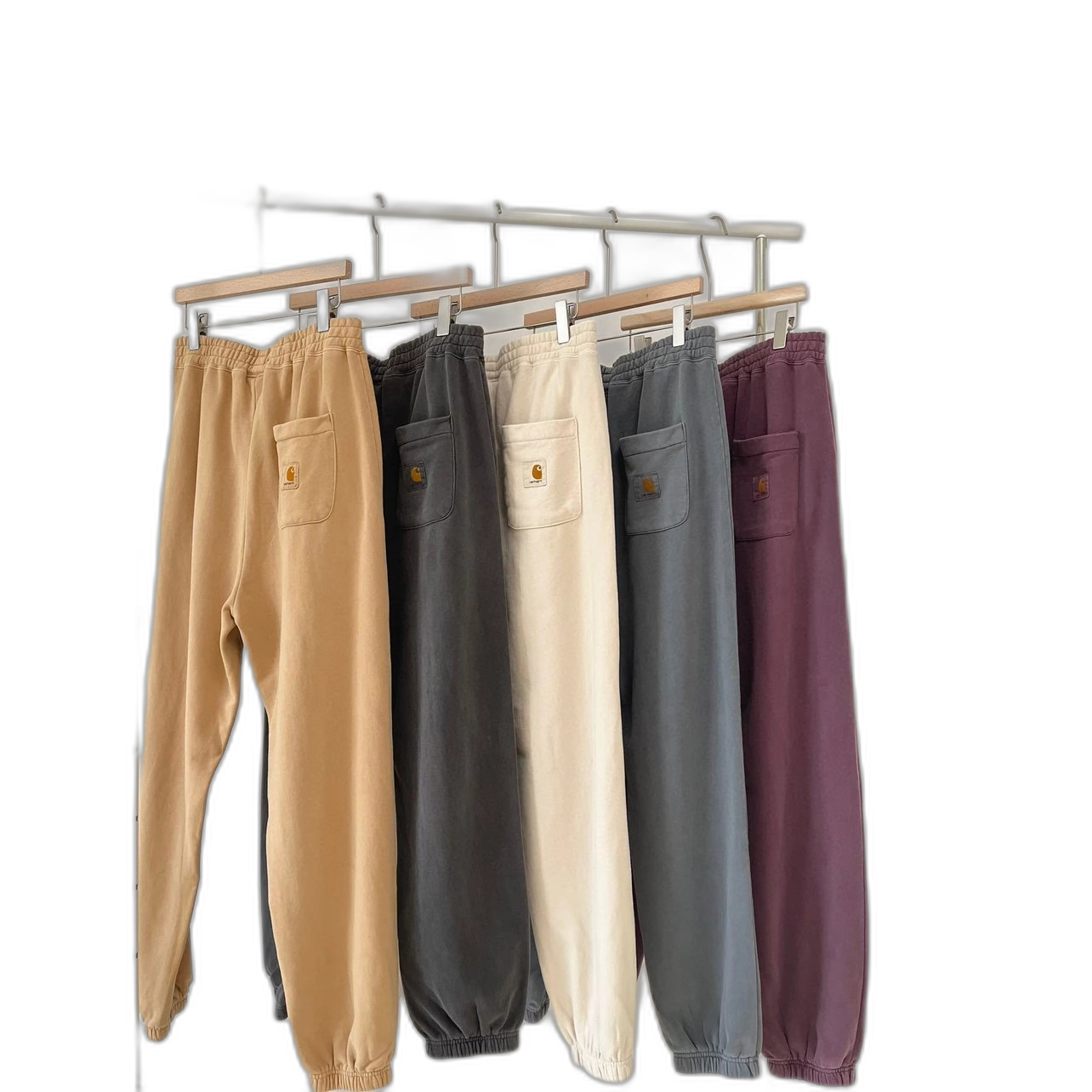 Classic Small Standard Basic Washed Distressed Terry Closure Sweatpants