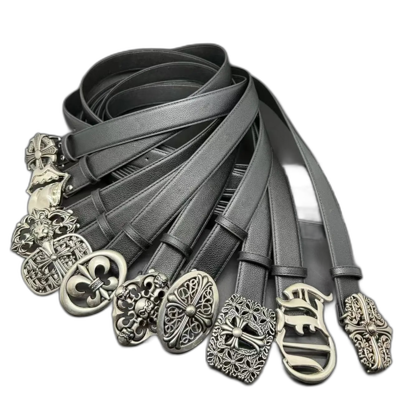 Tomb Crow Cross Star Style Men’s and Women’s Belt Personalized and Versatile