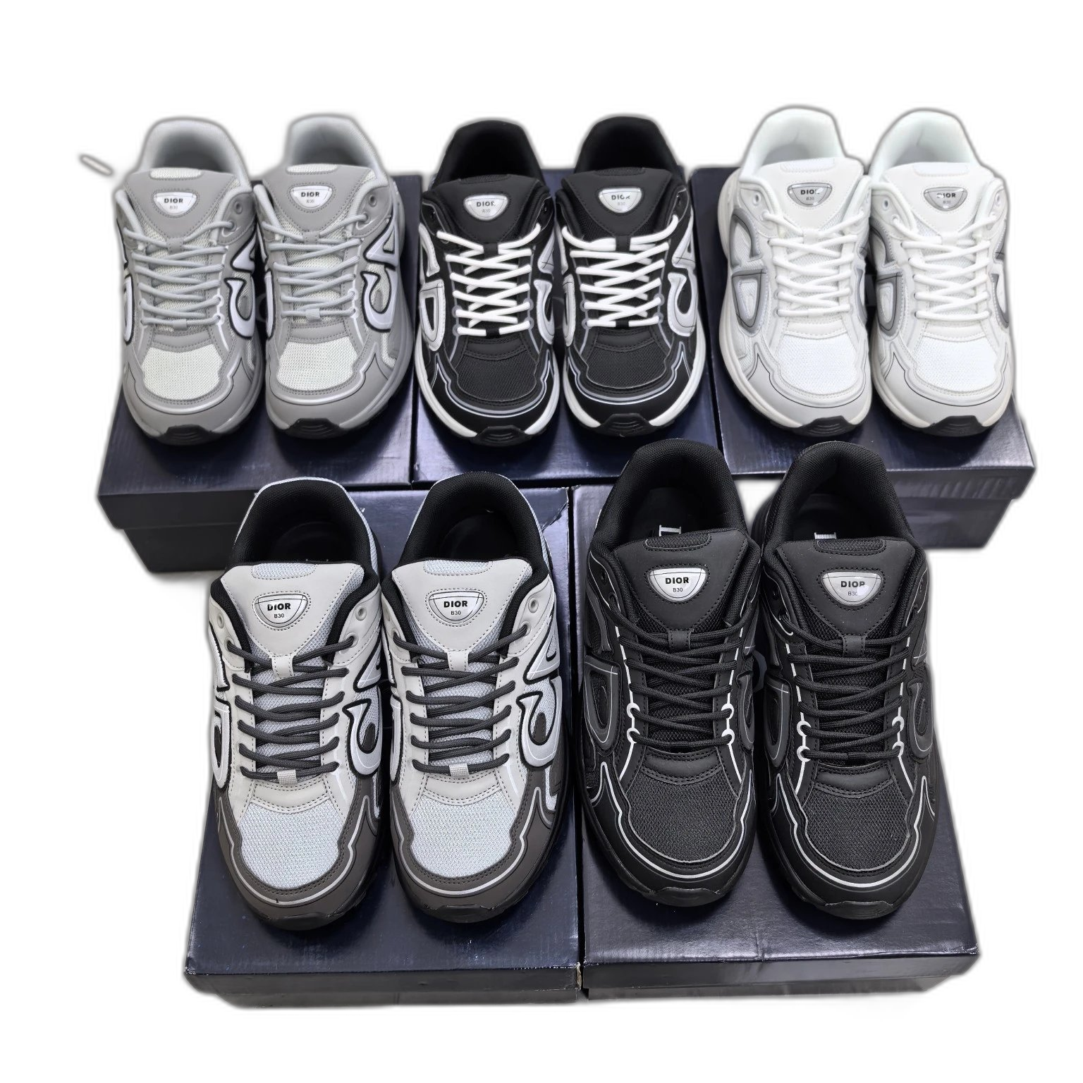 Guangdong Dachang produces Dior B30 Dior mesh fabric low-top sports casual shoes
