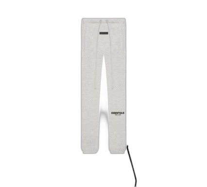 SS22-essentials small standard flocked print sweatpants cuffs are comfortable and comfortable to wear