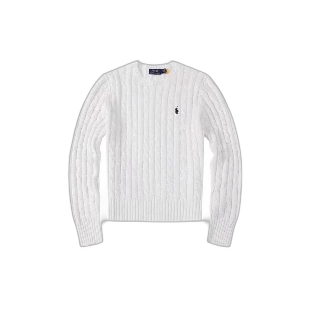 Amazon AliExpress Amazon supply autumn/winter round neck pullover sweater couple pony twist knitted yarn
