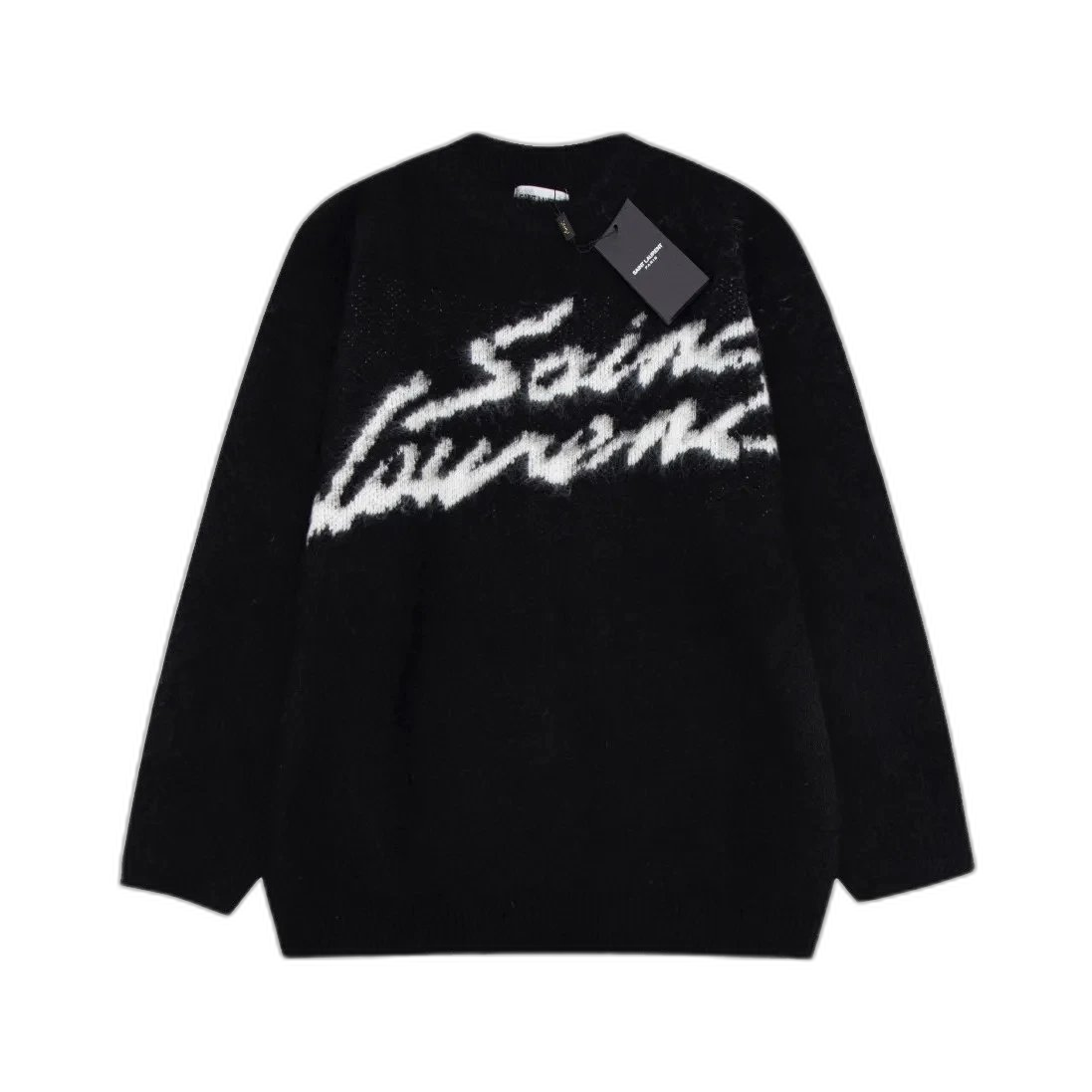 [DX51-7] New Fun Alphabet Versatile Seahorse Wool Crewneck Sweater