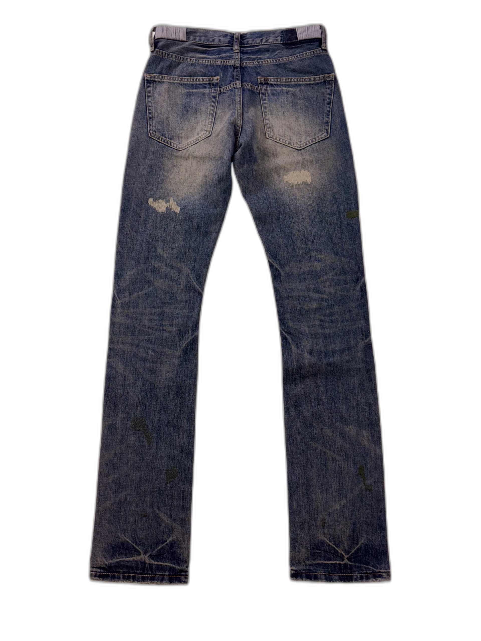 [Today’s Issue] Undercover 06ss T Insect Embroider Dirty, Old and Worn Denim