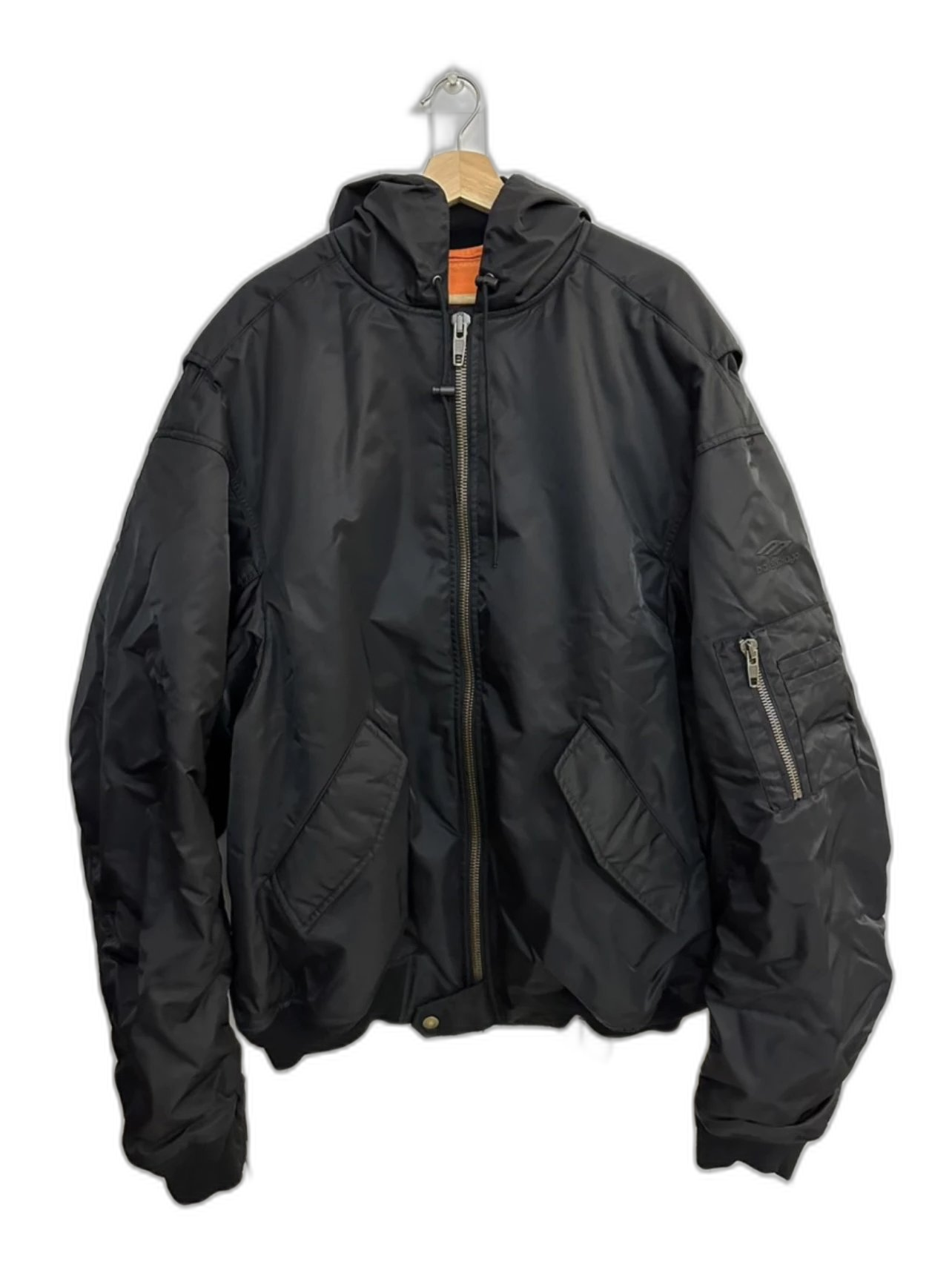 （现货）自主 BAL22fw ma1棉服 廓板尼龙飞行连帽夹克 bomber外套 飞行夹克 尼龙 现货！ 默认自主标