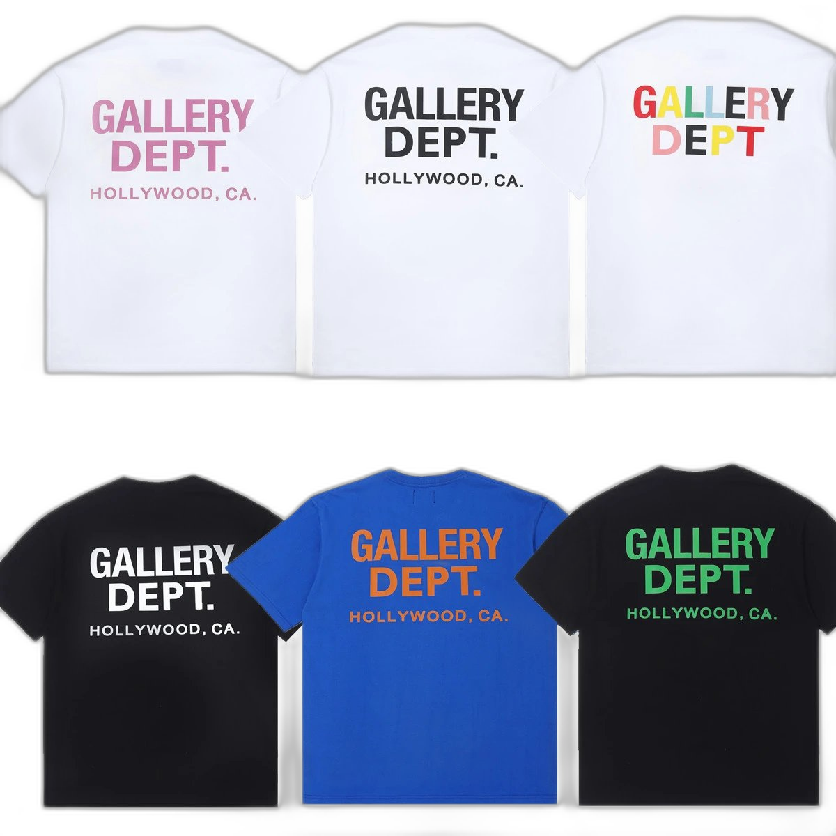 [DX23] Letter Print Casual Men’s and Women’s Loose Short-sleeved T-shirt Couple Wear