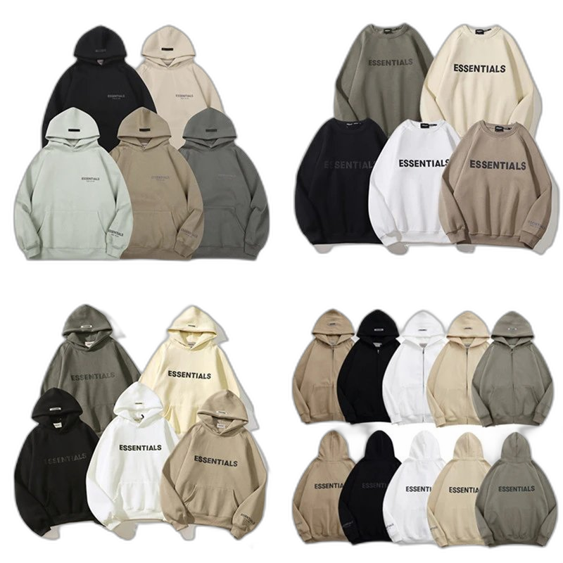 [DX14] three-dimensional silicone letters men’s and women’s American high street flocked hoodie