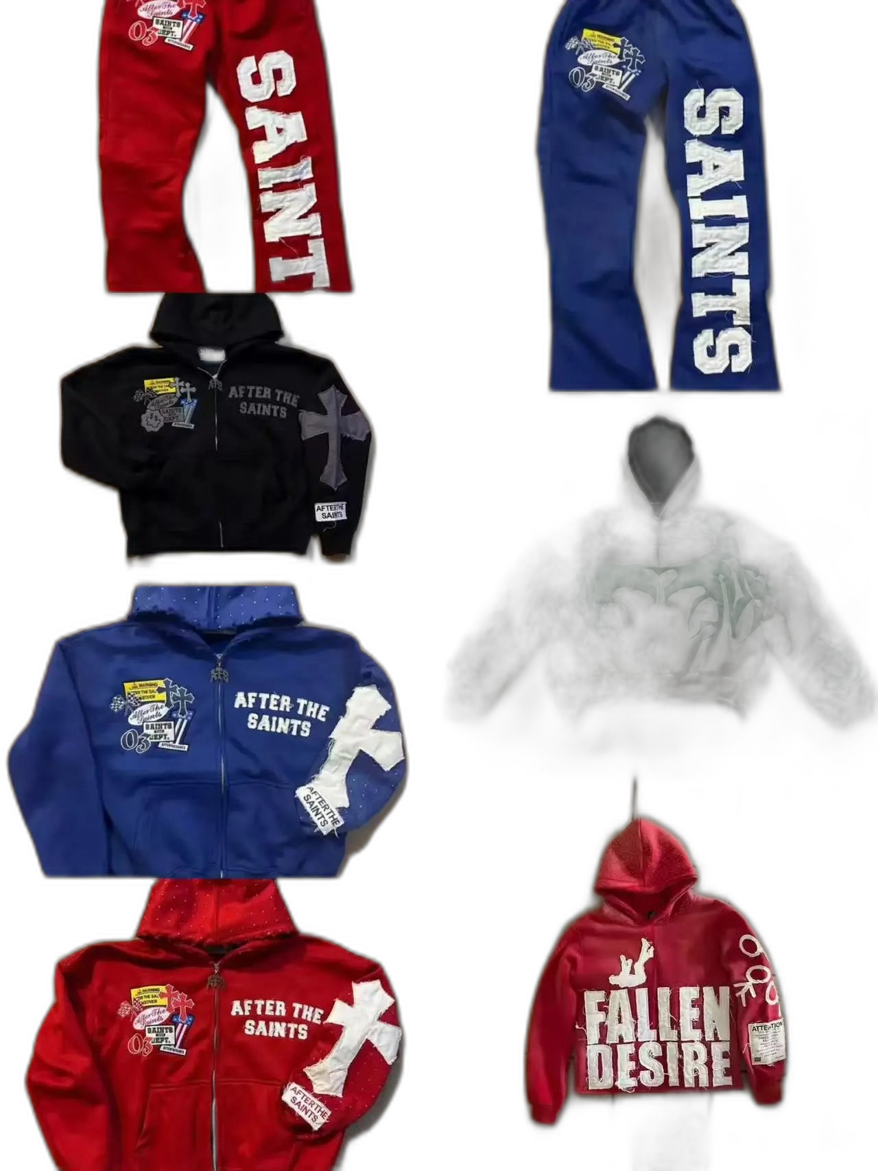 Saint–hoodie casual hoodie sweatpants printed jacket trendy jacket-
