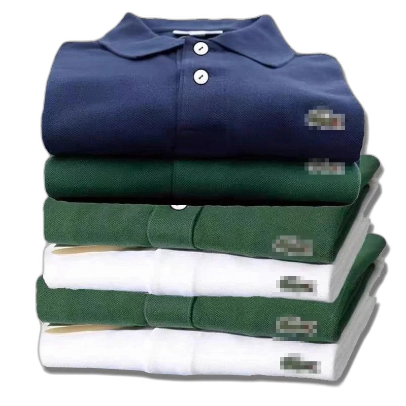 PT shirt men’s lapel summer casual short sleeve t men’s solid color handsome half sleeve