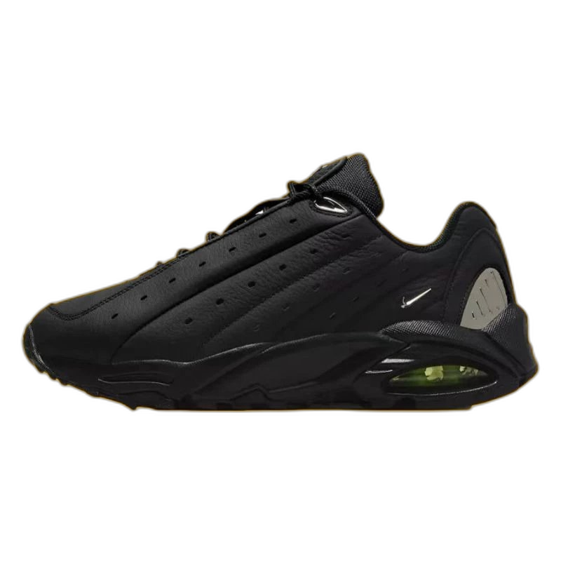 Pure original channel NOCTA x NK Hot Step Air Terra “Triple Black” pure black black samurai retro air cushion sports running shoes for men