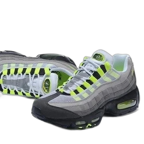 air cushion reflective shock absorption low top running shoes