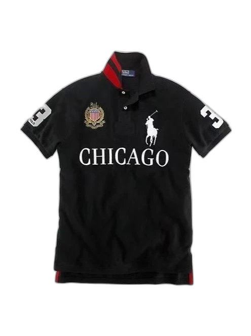 Summer Men’s Cross-border Polo Shirt Lapel Embroidered Malaysian Urban Style Casual Plus Size Top T-shirt Polo Short Sleeve