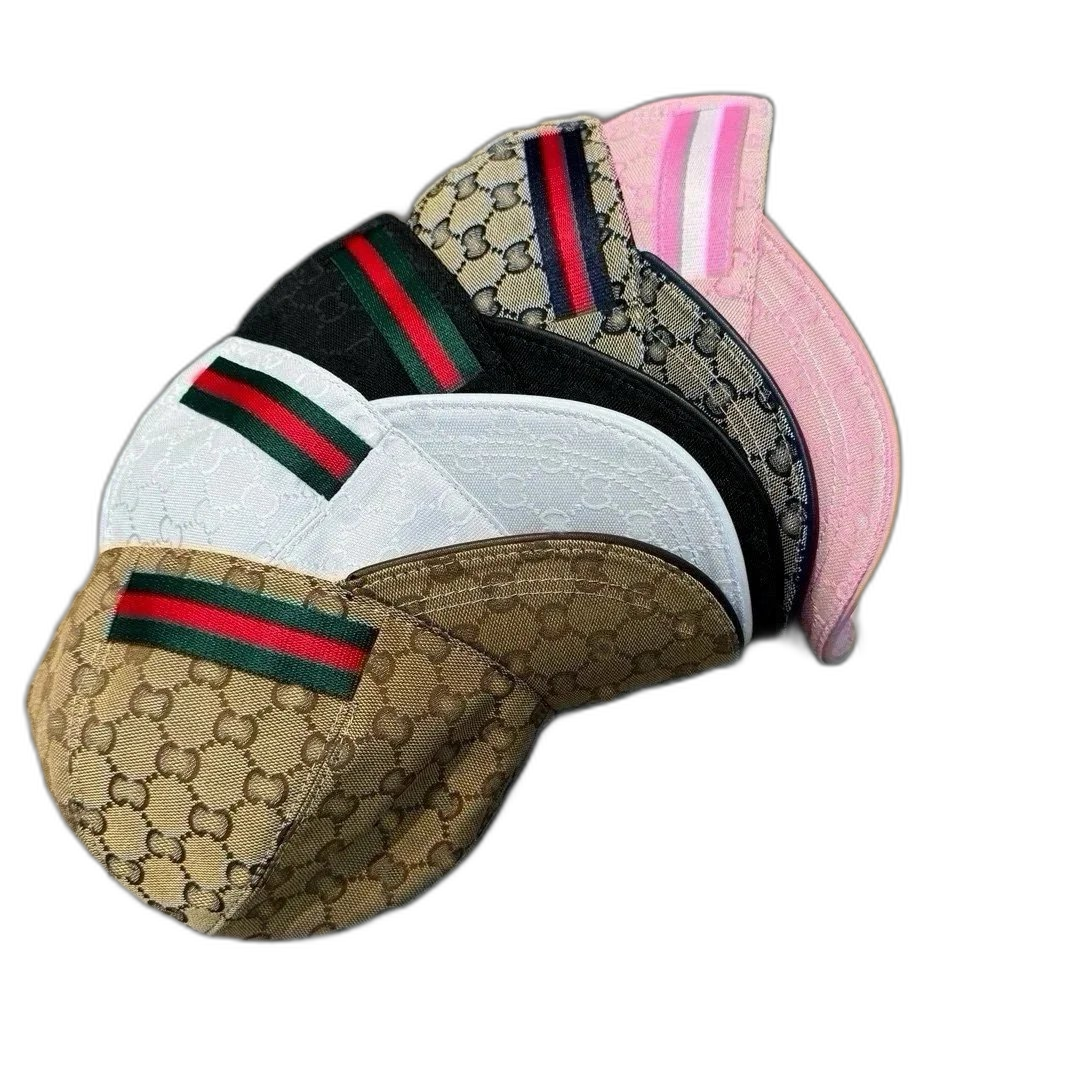 G Family European and American Foreign Trade Big Brand Baseball Cap Cross-border GG Plaid Outdoor Cap High Version