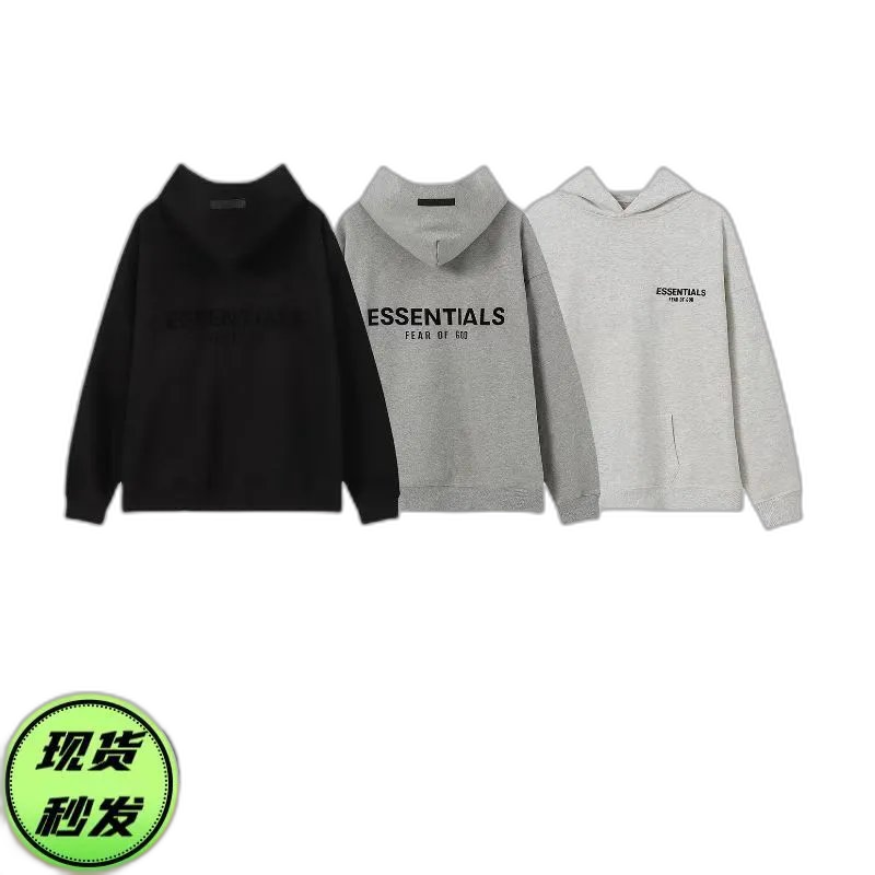 FOG ESSENTIALS Eighth Season 2 Line High Street Hooded Couple Top Sweatshirt Unisex Fashion