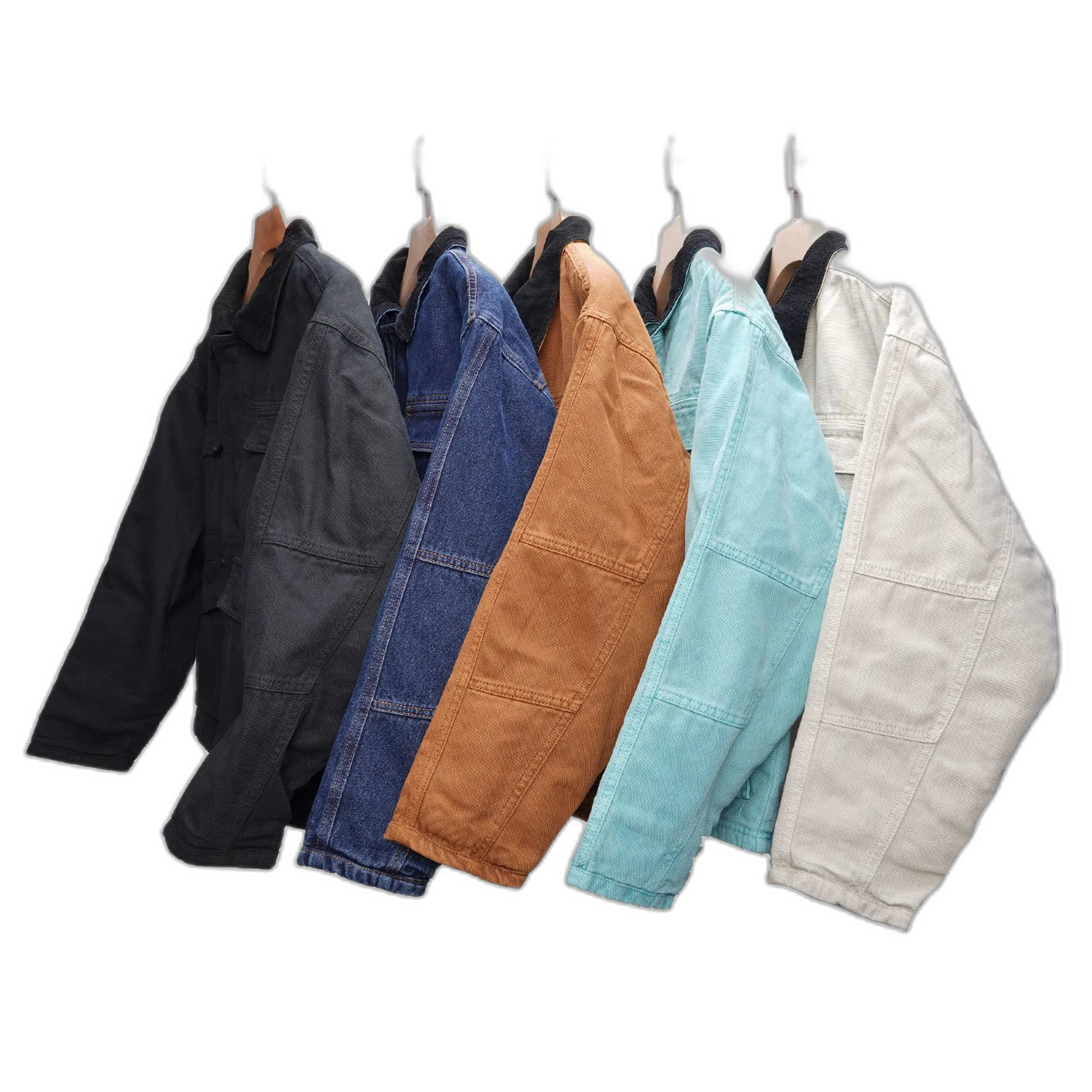 404-101820， SHOP JACKET WASHED DENIM 假日系列成衣染色水洗做旧灯芯绒翻领四袋复古工装夹克棉服