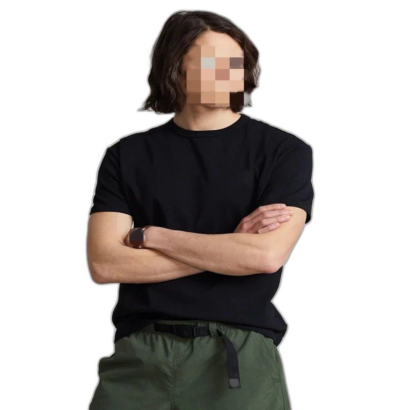RL round neck short sleeved t-shirt for men and women new launch promotion men’s round neck short sleeve t-shirt A/G