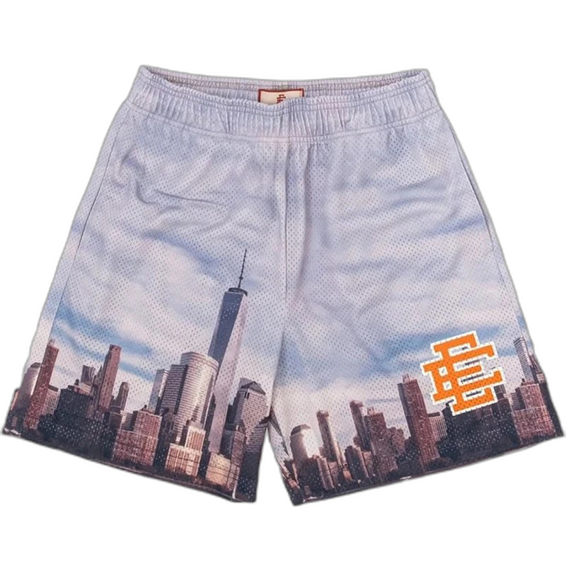 2025 cross-border European and American new summer floral gym sports men’s casual fashion beach pants personality seaside