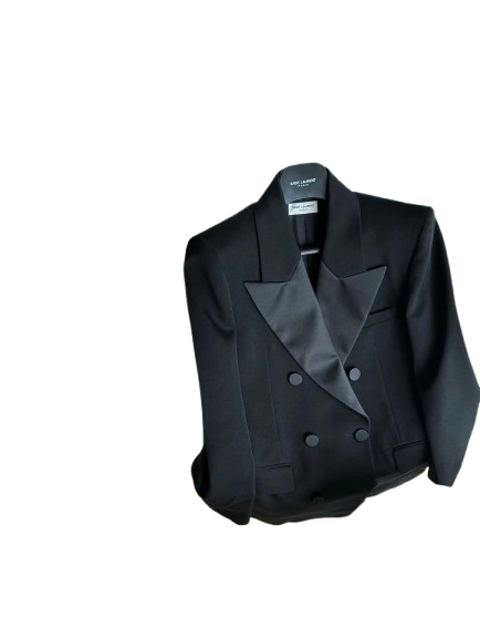 YSL Double-breasted tuxedo jacket