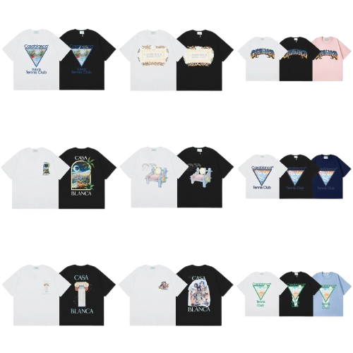 [DX41] Summer New Summer Style Printed Men’s and Women’s Loose Short Sleeve T-shirts Collection 1