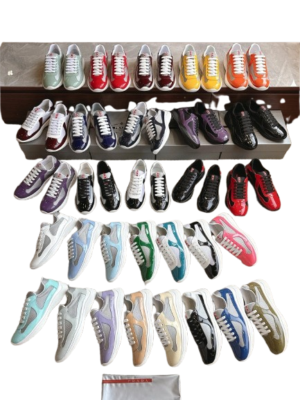 [GZ Guangzhou batch] Link1 America’s Cup series patent leather mesh casual sneakers 35-48