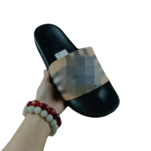 Prismatic Print Square Slippers 2025 Summer Cross-border Cambodia Phnom Penh Vietnam Nigeria