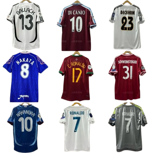 Retro Jersey Soccer Jersey Classic French National Team Jersey Beckham Zidane Neymar Messi C Ronaldo