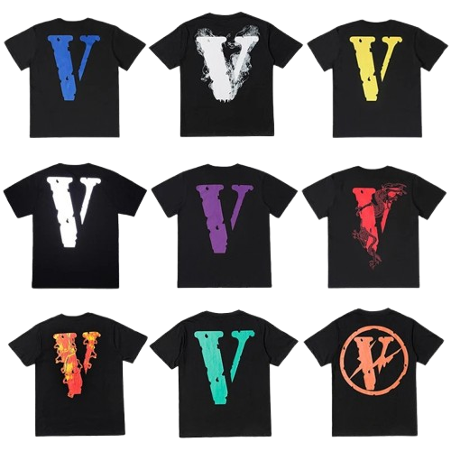 VLONE SALUTE SHORT SLEEVE BIG V CHINESE DRAGON LIMITED FUJIWARA HAOGUAN, SHIWANG ICHIBO, SAME STYLE, LOOSE LOOSE FOR MEN