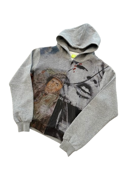 WWII veteran zip shirt