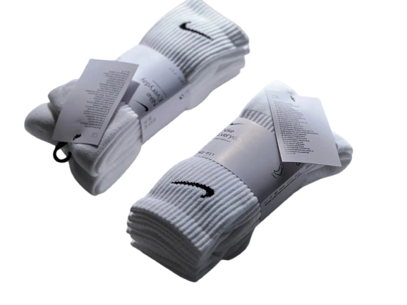 Final goods long tube white card+black 3-pack towel socks