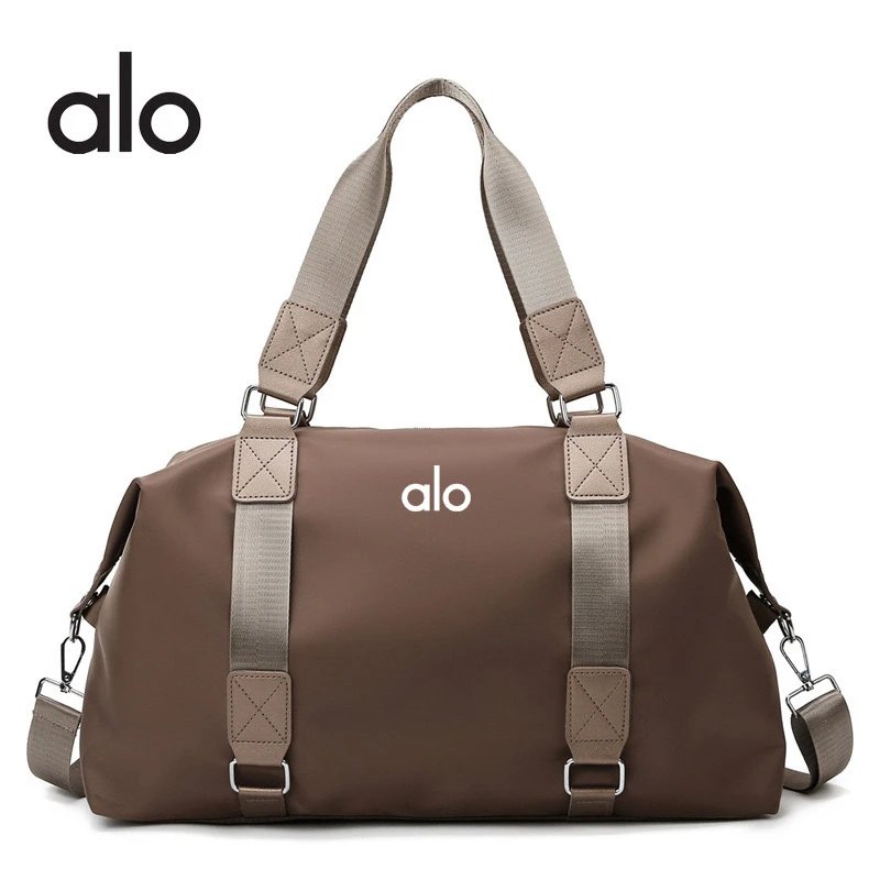Alo yoga gym bag portable training yoga bag for women dry and wet separation large capacity business travel luggage bag short trip