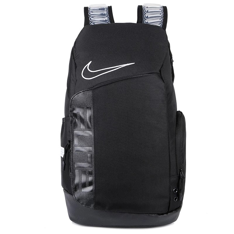 Free shipping Nike elite solid color student air cushion backpack computer bag travel bag hiking bag