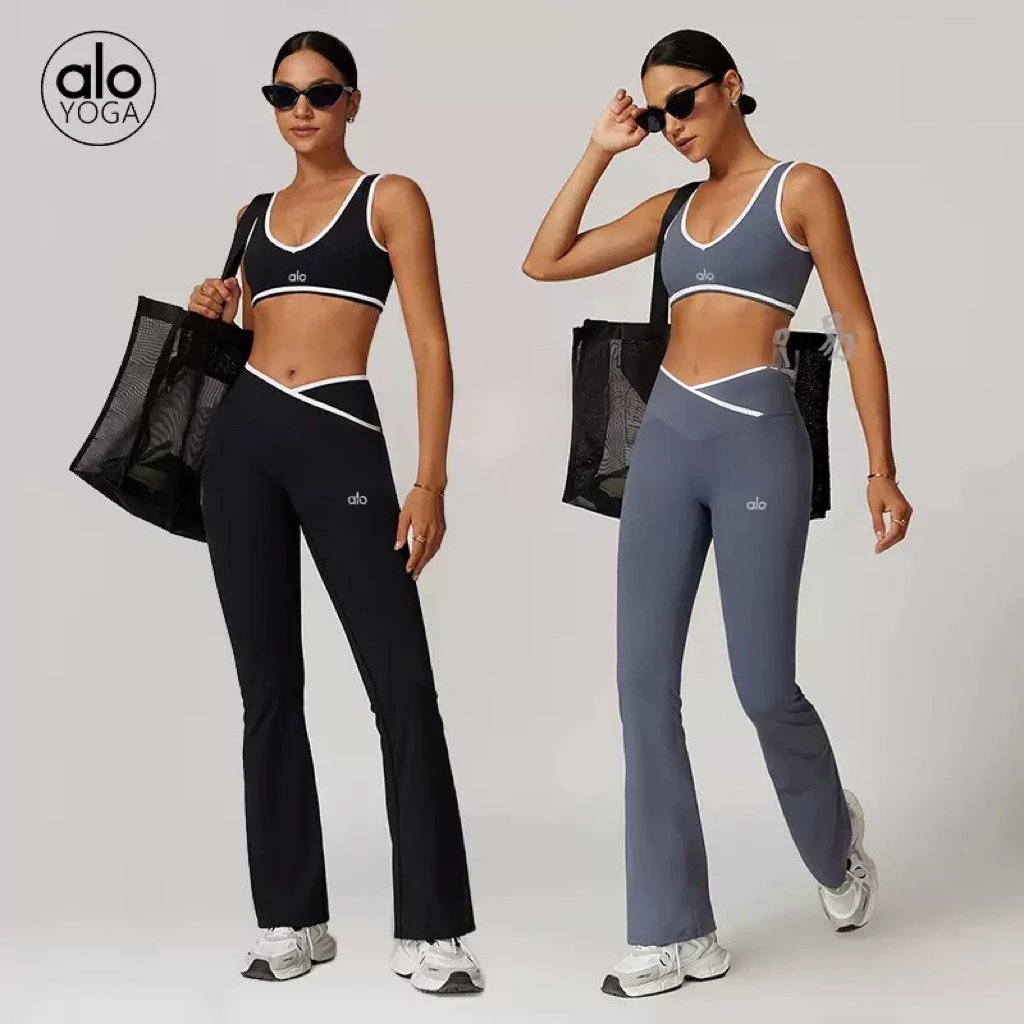 Pilates slimming hips sports running fitness pants sports vest