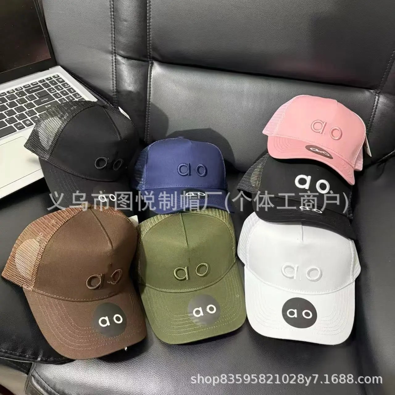 Trendy Brand A Family New European and American Mesh Hat Men’s and Women’s Hardtop Baseball Cap Cap Couple Style Breathable Sunscreen