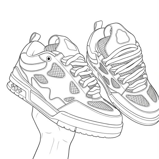 sneakers, bread shoes-n
